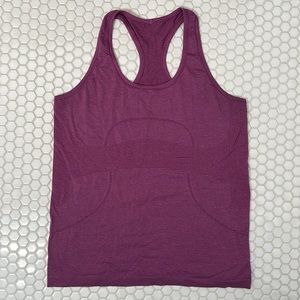 Swiftly Tech Racerback Tank Top in purple
